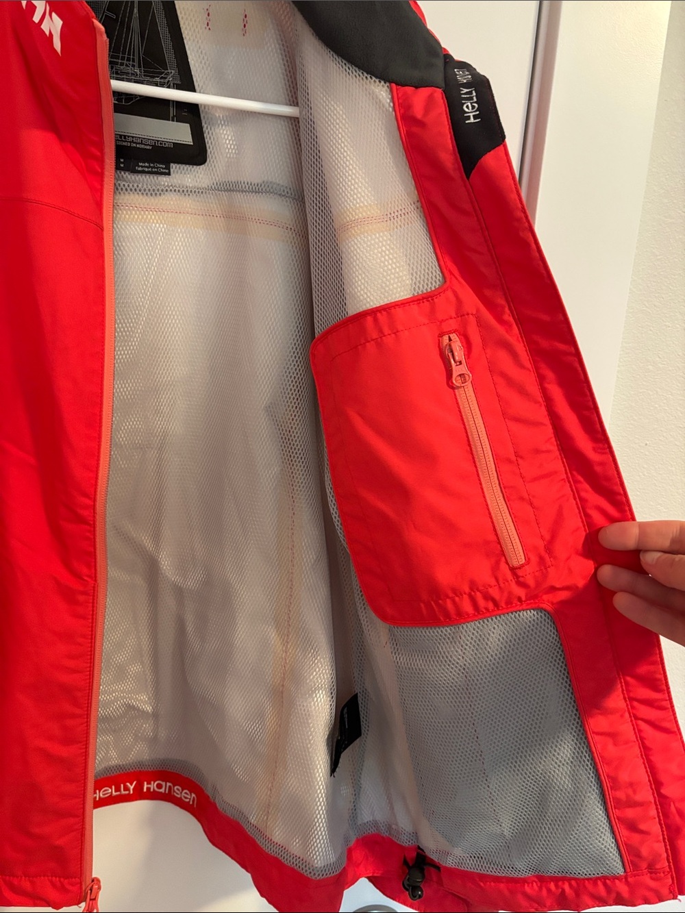 Helly Hansen Bright Pink/Red Outdoor Shell Jacket - Picture 4 of 7